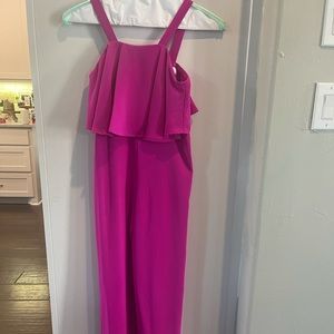 Hot pink romper